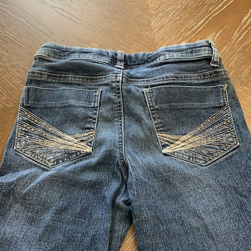 Cherokee blue medium wash denim straight jeans Size 10